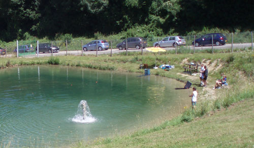 La pêche à la truite en eau translucide